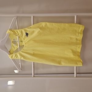 Yellow racerback sports top S